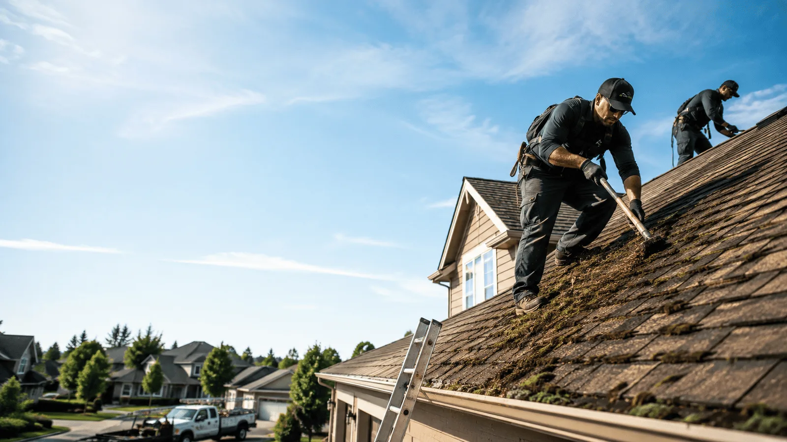 Roof Moss Removal in Baltic, OH near me